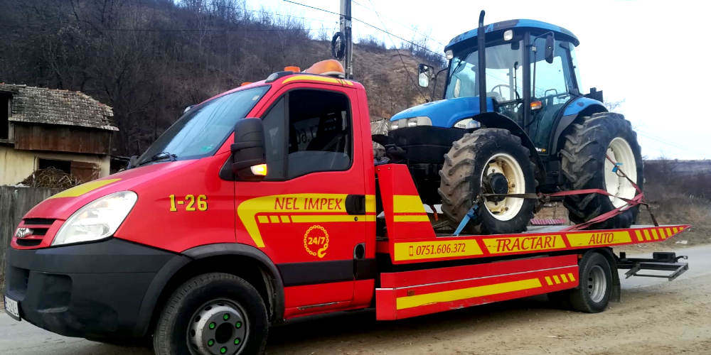 Tractari utilaje și echipamente agricole Bacău